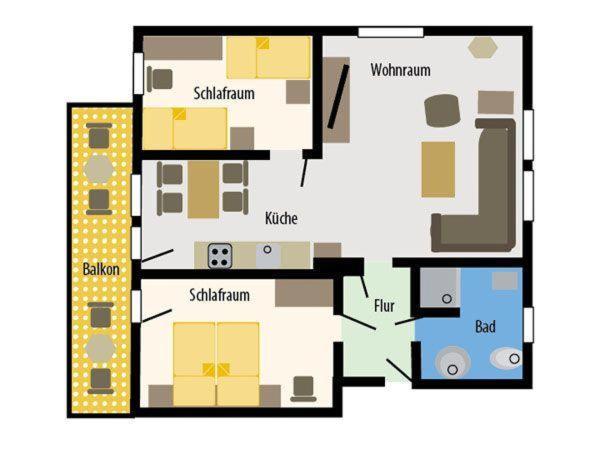 Haus-Karin-Ferienwohnung-2 Büsum Eksteriør billede